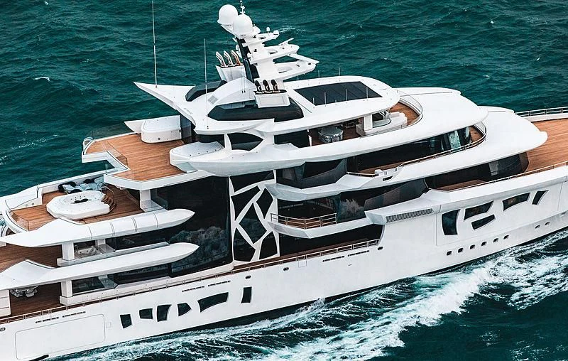 a boat on the water aboard ARTEFACT Yacht for Sale