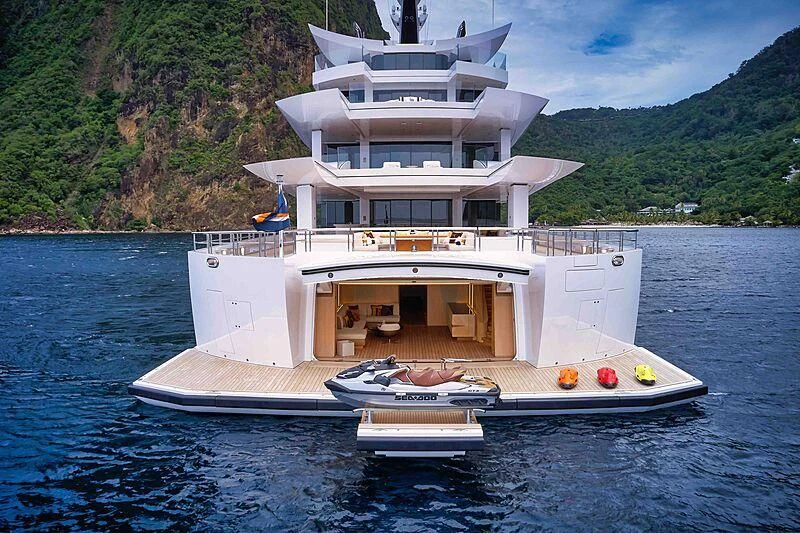 a boat on the water aboard ARTEFACT Yacht for Sale
