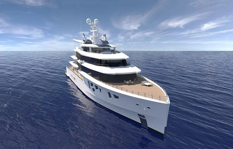 a ship in the water aboard ARTEFACT Yacht for Sale