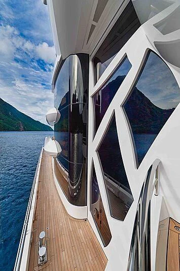 logo aboard ARTEFACT Yacht for Sale