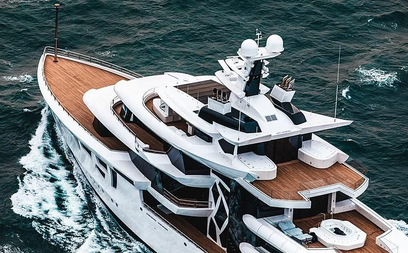 a boat on the water aboard ARTEFACT Yacht for Sale