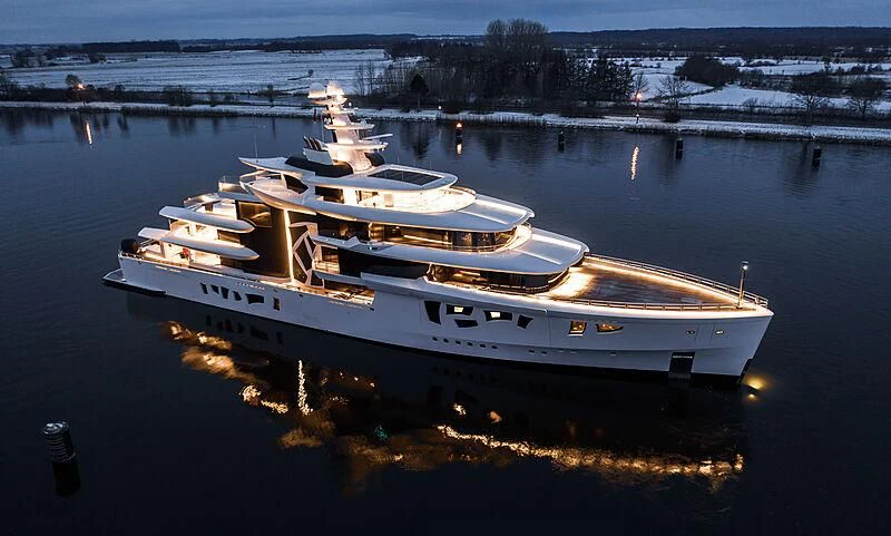 a boat on the water aboard ARTEFACT Yacht for Sale