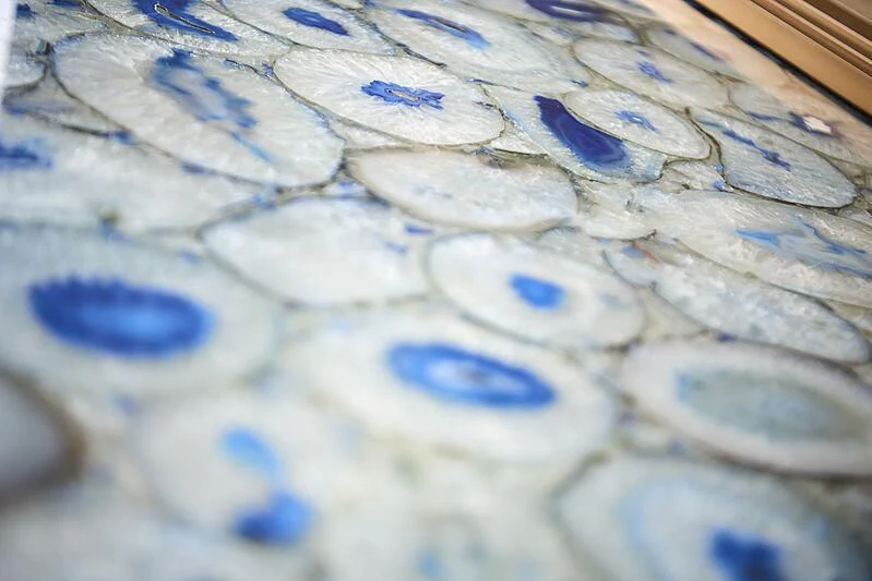 a close-up of a map aboard ARTEFACT Yacht for Sale