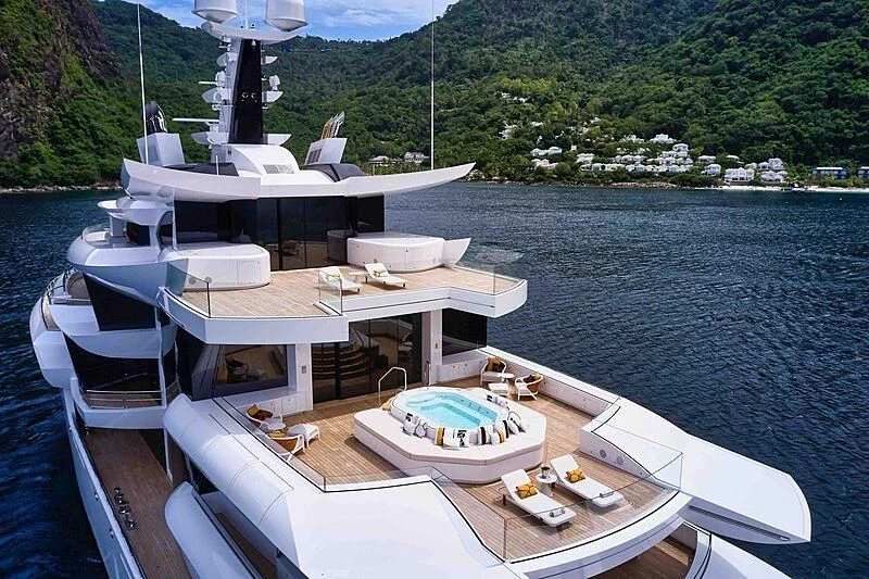 a boat on the water aboard ARTEFACT Yacht for Sale
