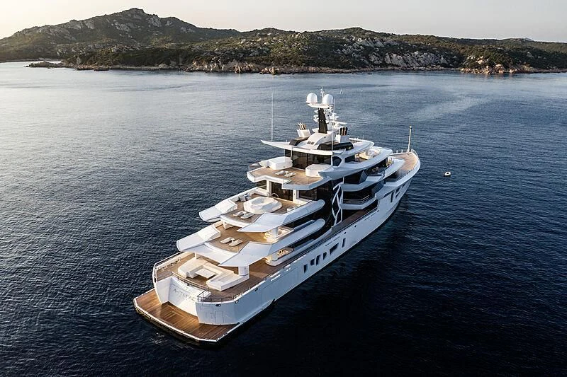 a boat on the water aboard ARTEFACT Yacht for Sale