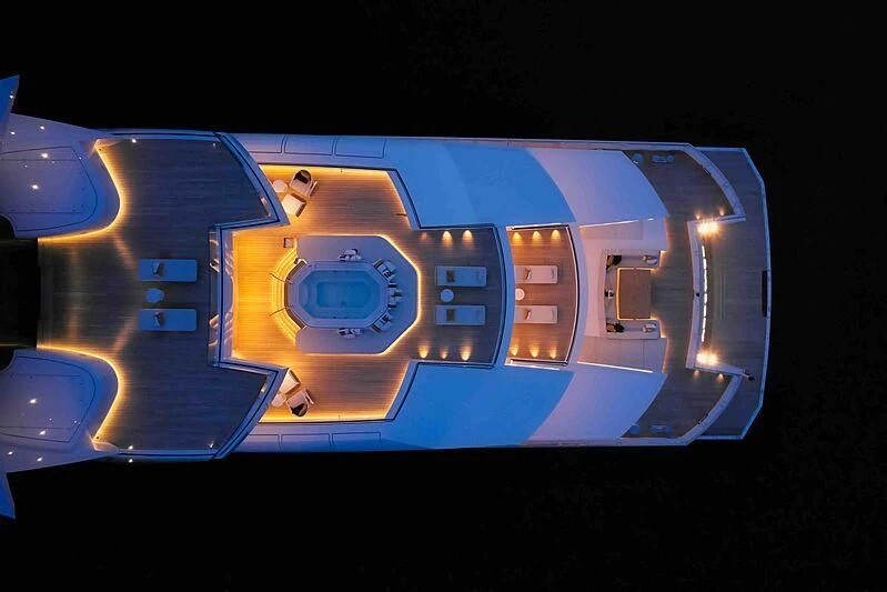 graphical user interface aboard ARTEFACT Yacht for Sale