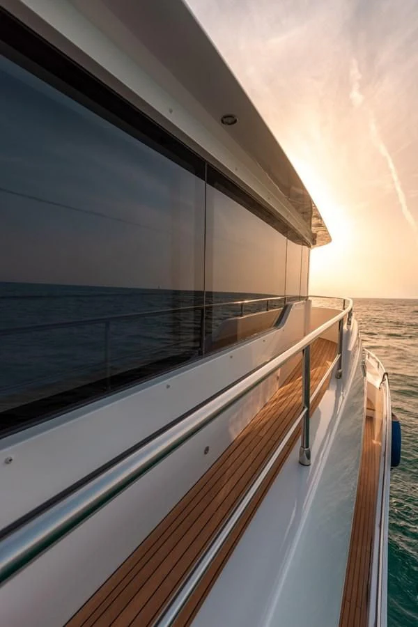 a boat on the water aboard RODINIA 2 Yacht for Sale