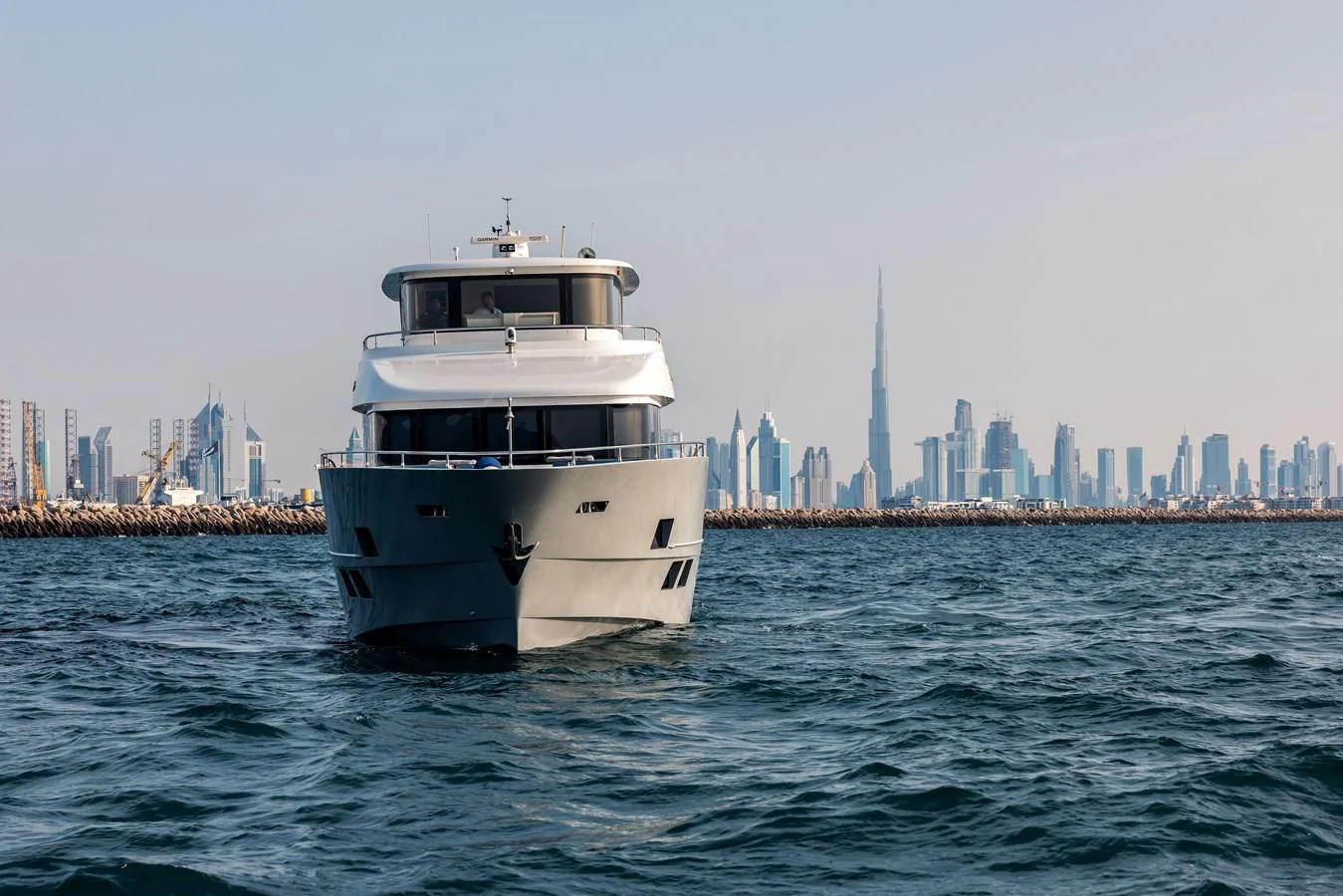 a boat on the water aboard RODINIA 2 Yacht for Sale