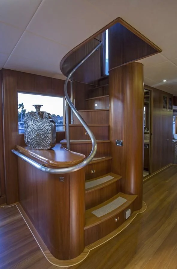 a metal object on a stand aboard 860 DBMY Yacht for Sale