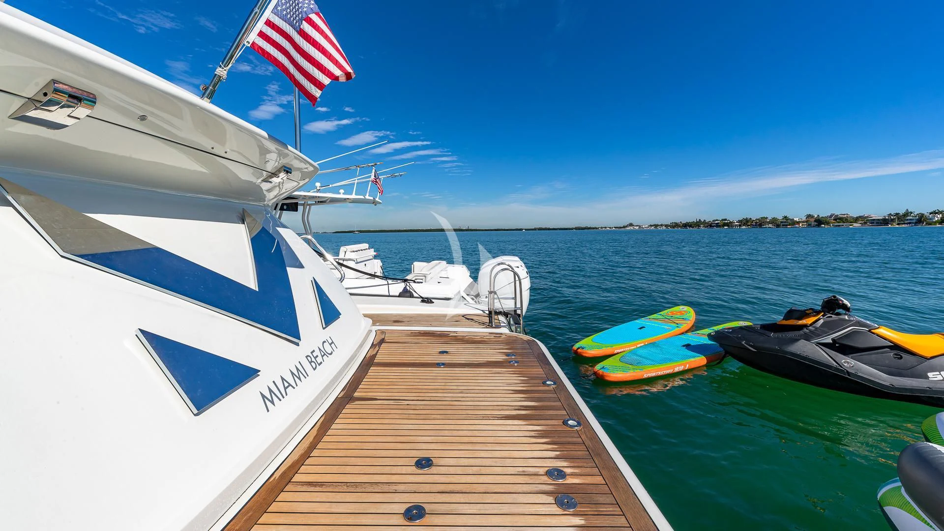 boats on the water aboard M Yacht for Charter