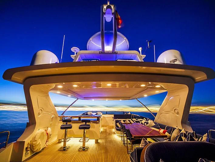 a large boat on a body of water aboard W1 Yacht for Sale