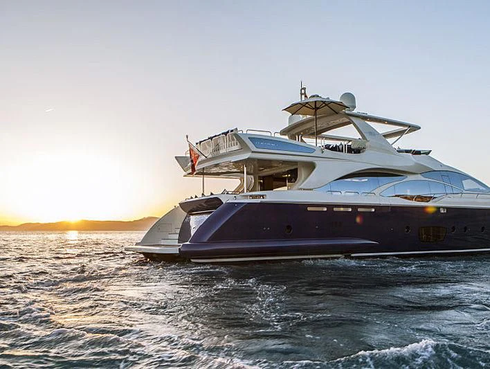 a boat in the water aboard W1 Yacht for Sale