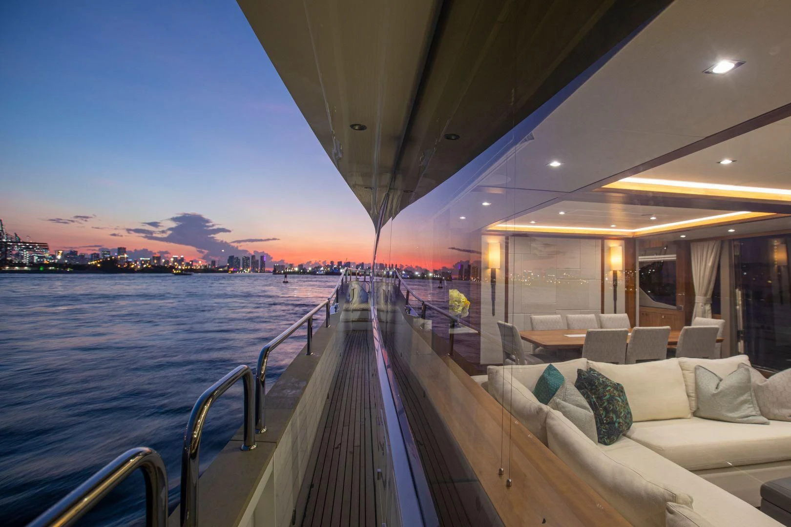 a boat on the water aboard JUST ONE MORE Yacht for Sale