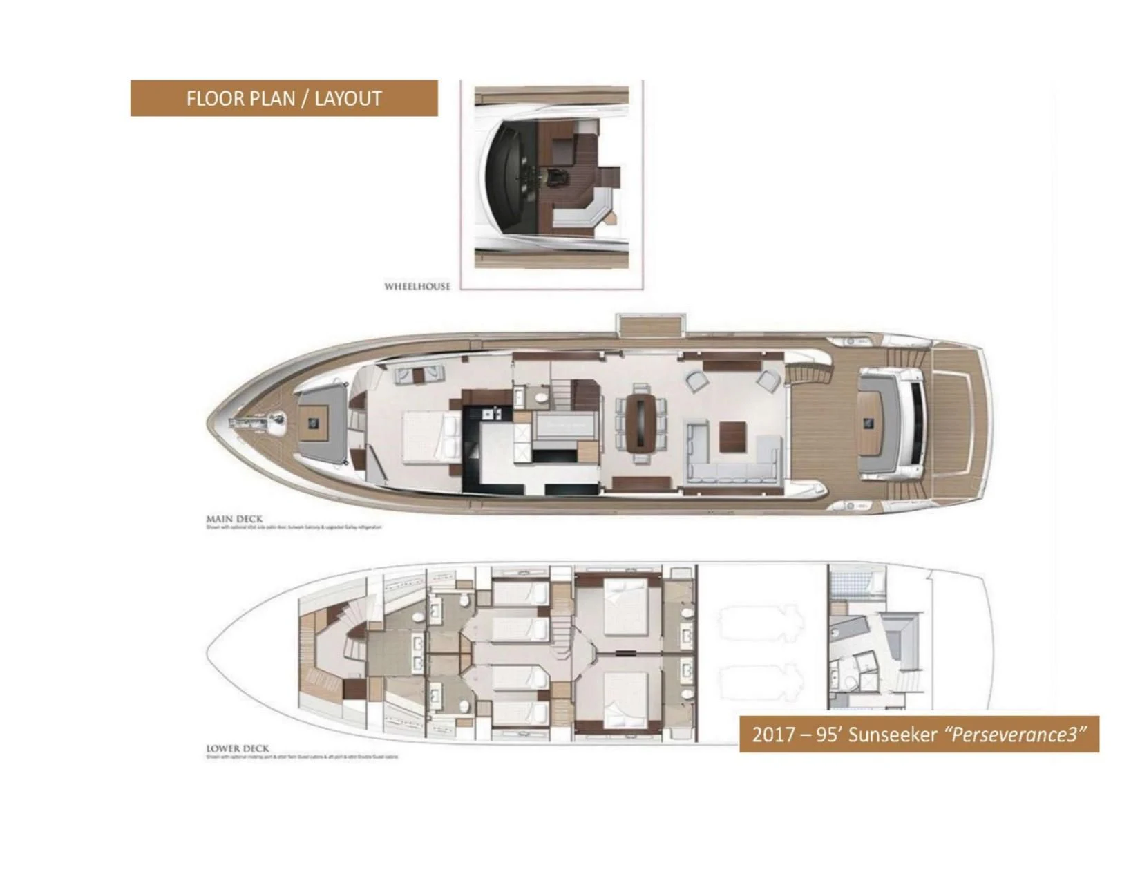 diagram, engineering drawing aboard JUST ONE MORE Yacht for Sale