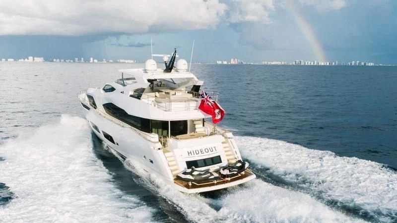 a boat on the water aboard JUST ONE MORE Yacht for Sale