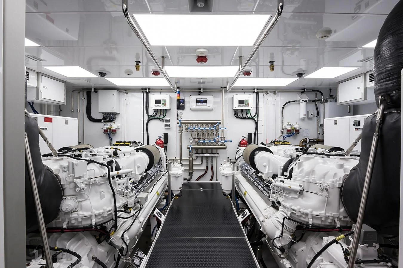 a room with medical equipment aboard SERENITY Yacht for Sale