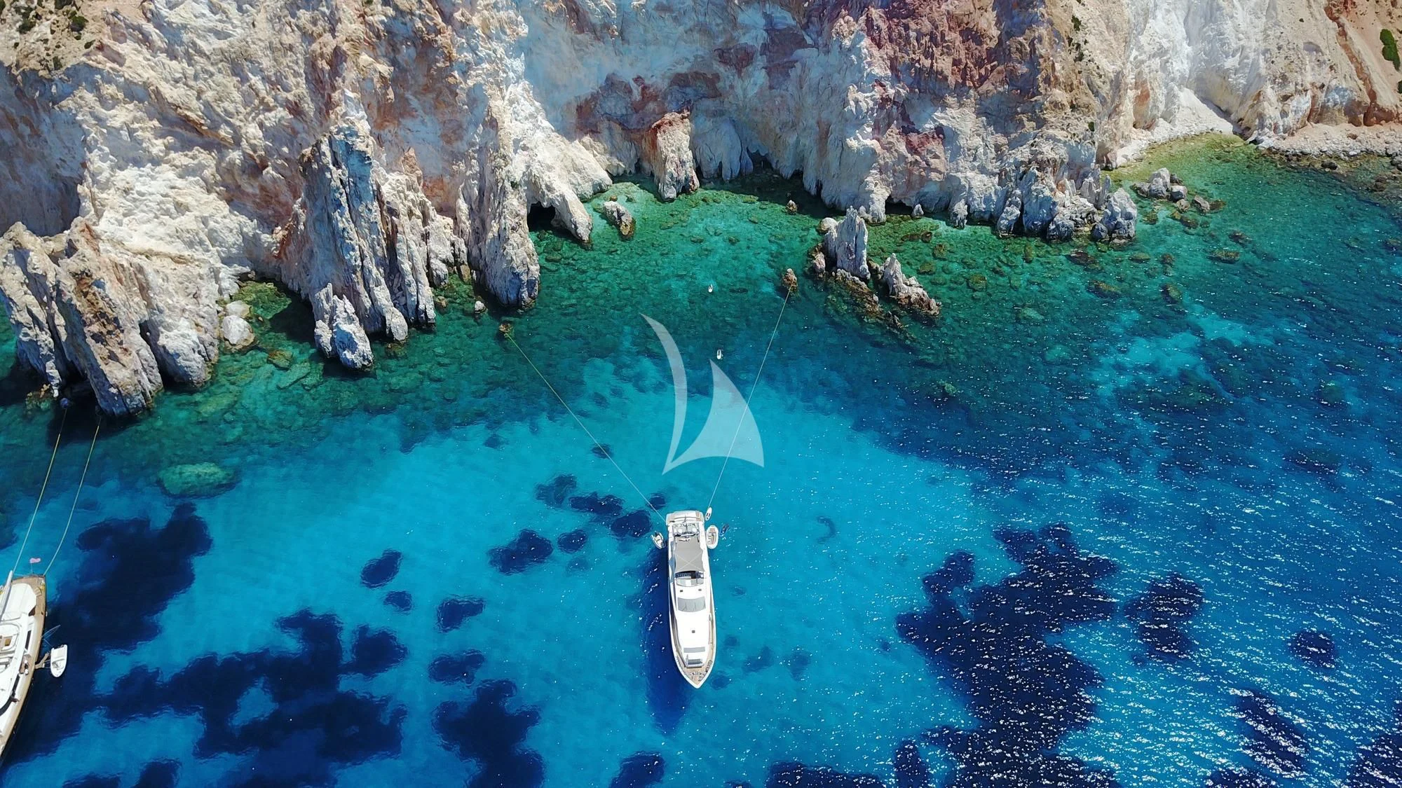 a pair of boats in the water aboard DRAGON Yacht for Sale