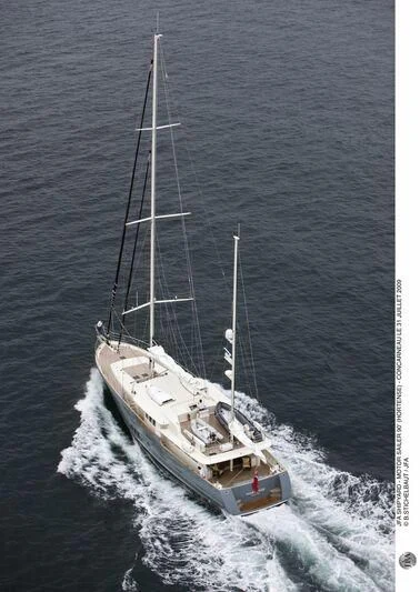 a boat on the water aboard HORTENSE Yacht for Sale
