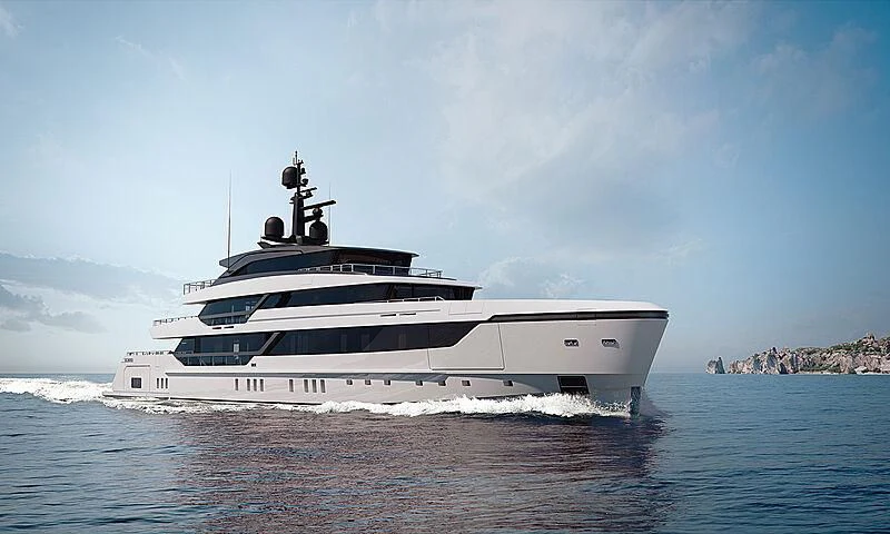 a boat on the water aboard VIRTUOSITY Yacht for Sale