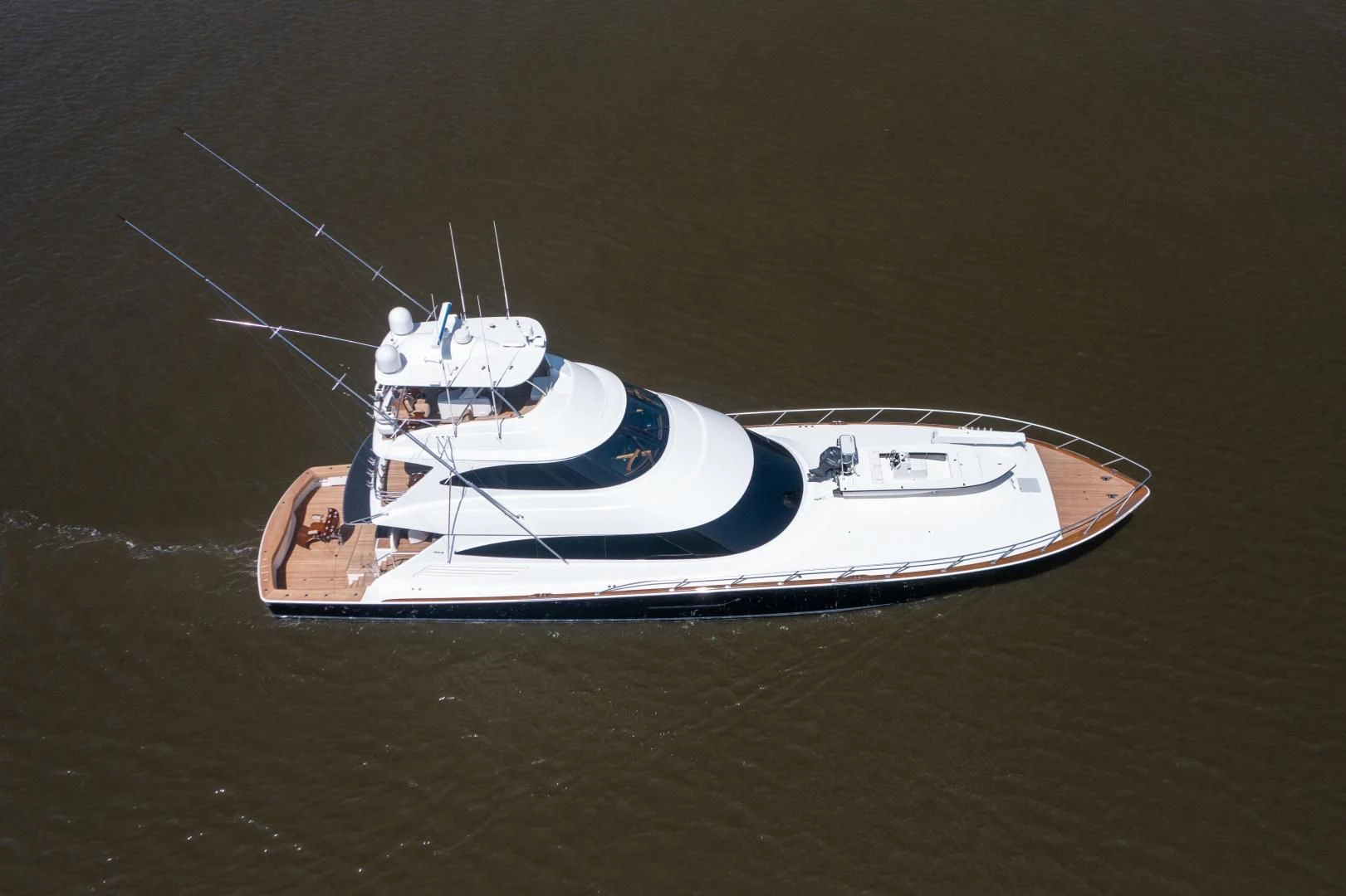 a boat on the water aboard SIR' REEL Yacht for Sale