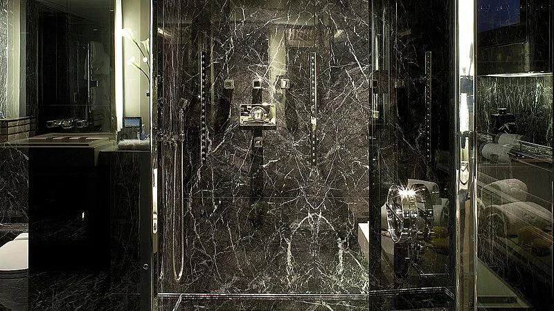 a metal door with a lock aboard SEALION Yacht for Sale