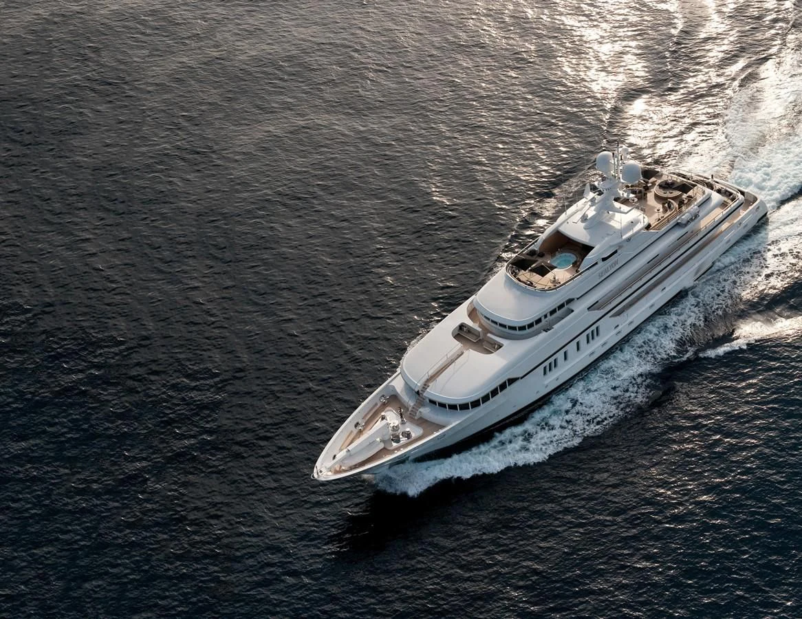 a boat in the water aboard SEALION Yacht for Sale