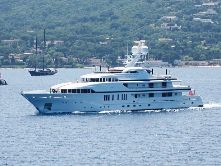 a boat on the water aboard SEALION Yacht for Sale