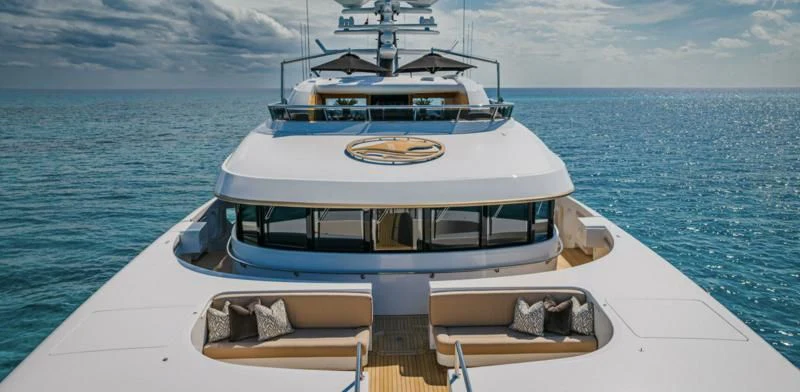 a boat on the water aboard SEALION Yacht for Sale