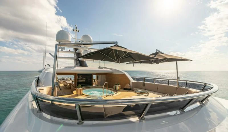 a boat on the water aboard SEALION Yacht for Sale