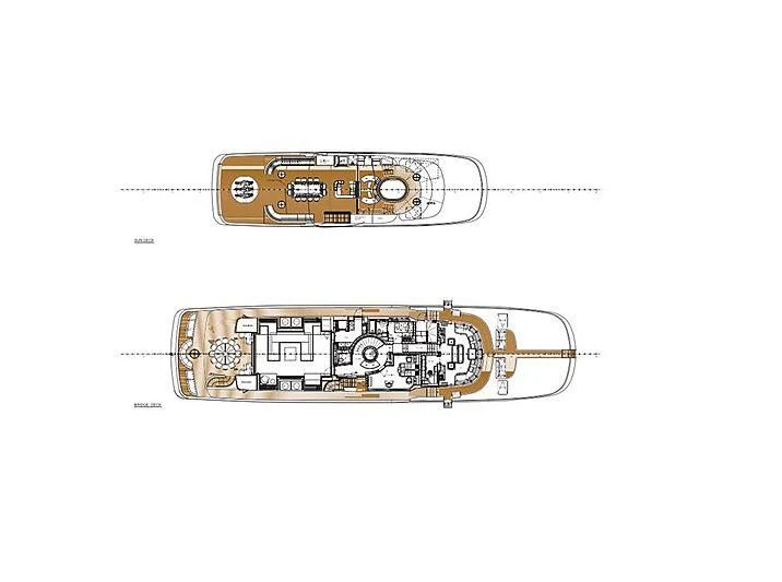diagram aboard SEALION Yacht for Sale