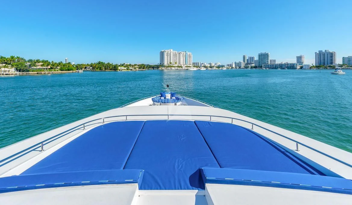 a boat on the water aboard SURINA Yacht for Sale