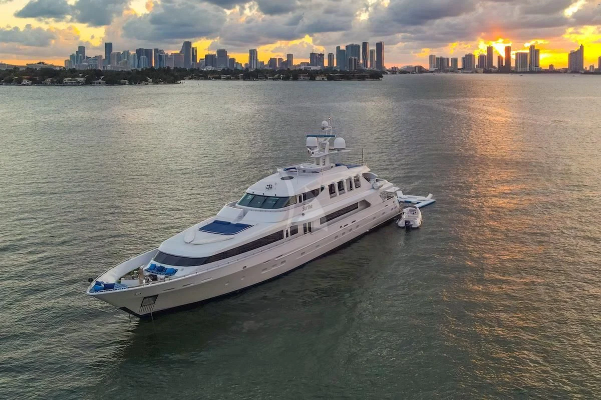 a boat in the water aboard SURINA Yacht for Sale