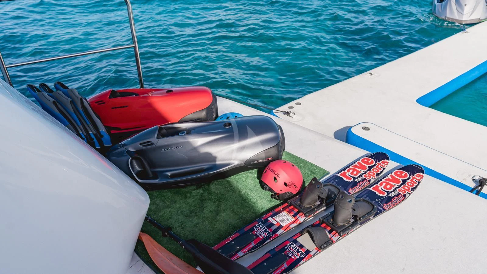 a person in a boat aboard SURINA Yacht for Sale