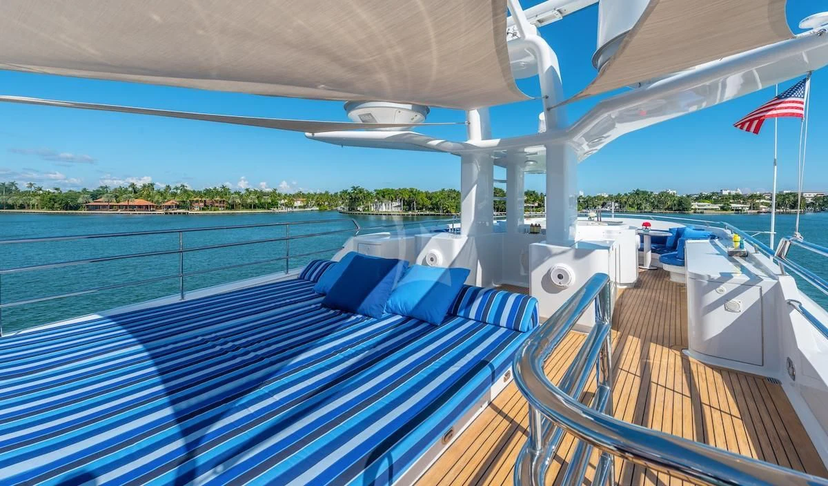 a boat on the water aboard SURINA Yacht for Sale