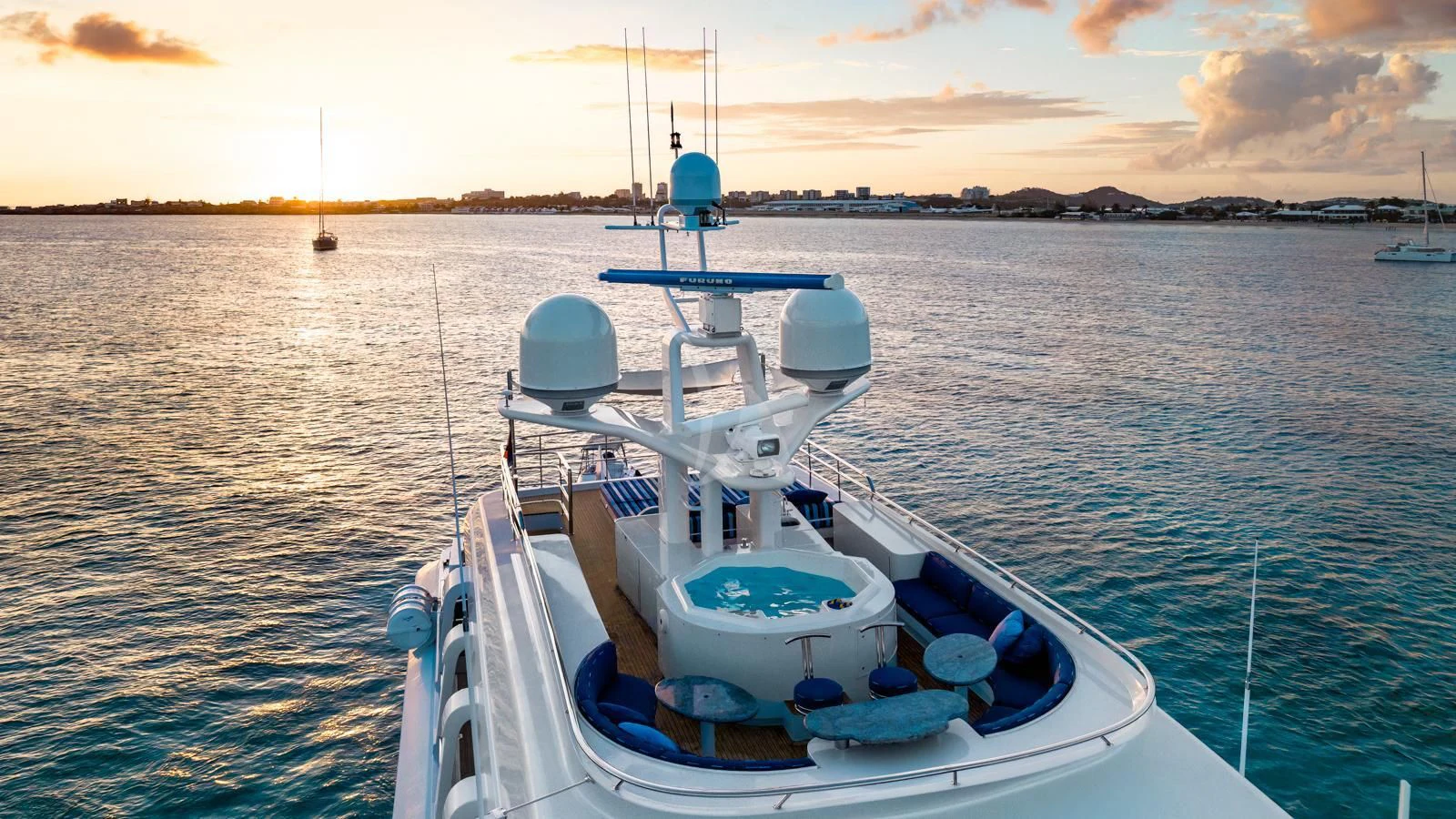 a boat on the water aboard SURINA Yacht for Sale