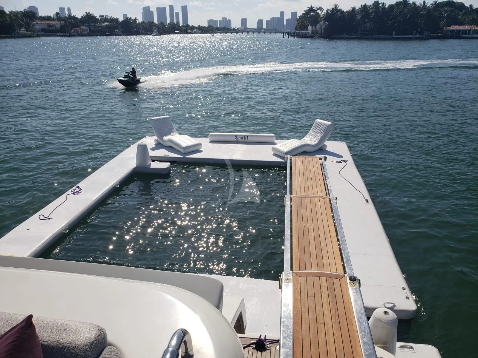 a boat on the water aboard SURINA Yacht for Sale