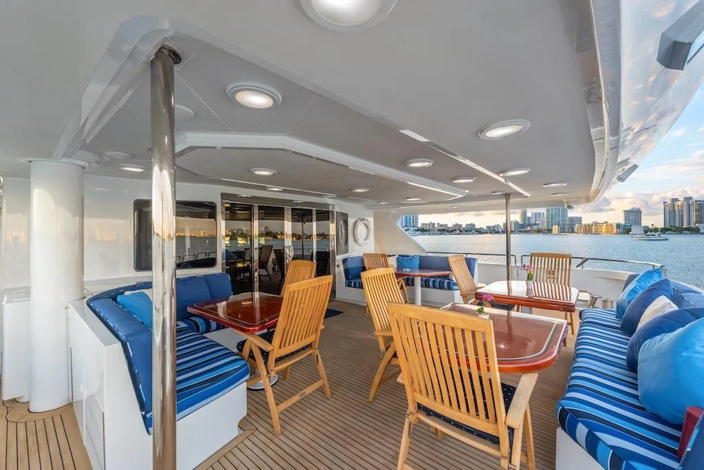 a boat on the water aboard SURINA Yacht for Sale