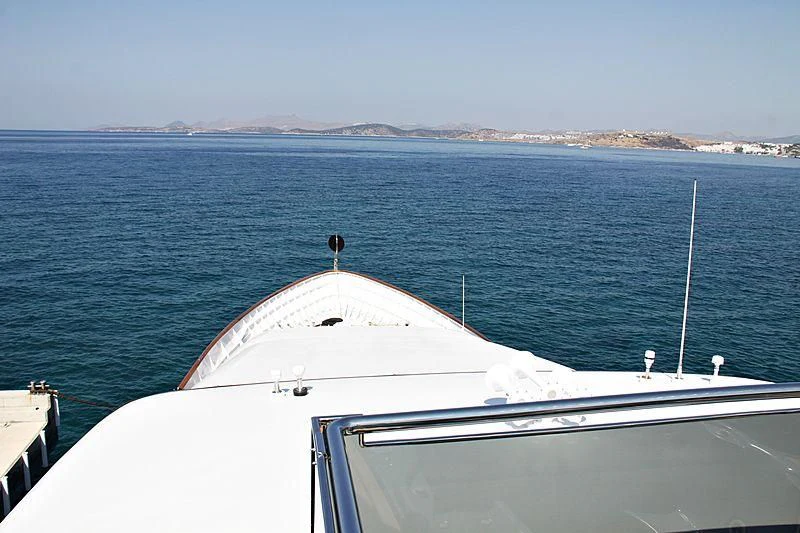 a boat on the water aboard EGO Yacht for Sale