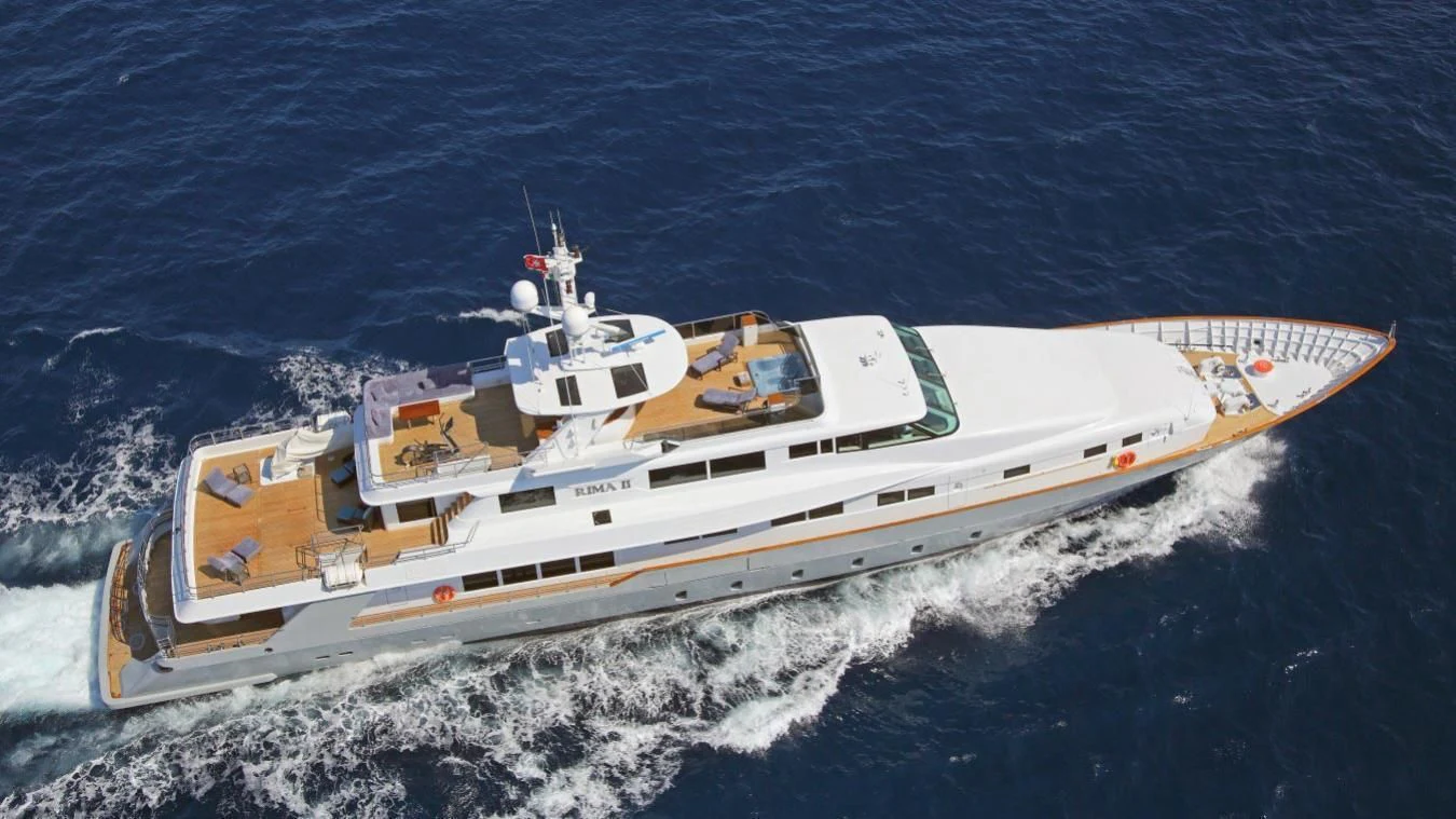 a ship on the water aboard EGO Yacht for Sale