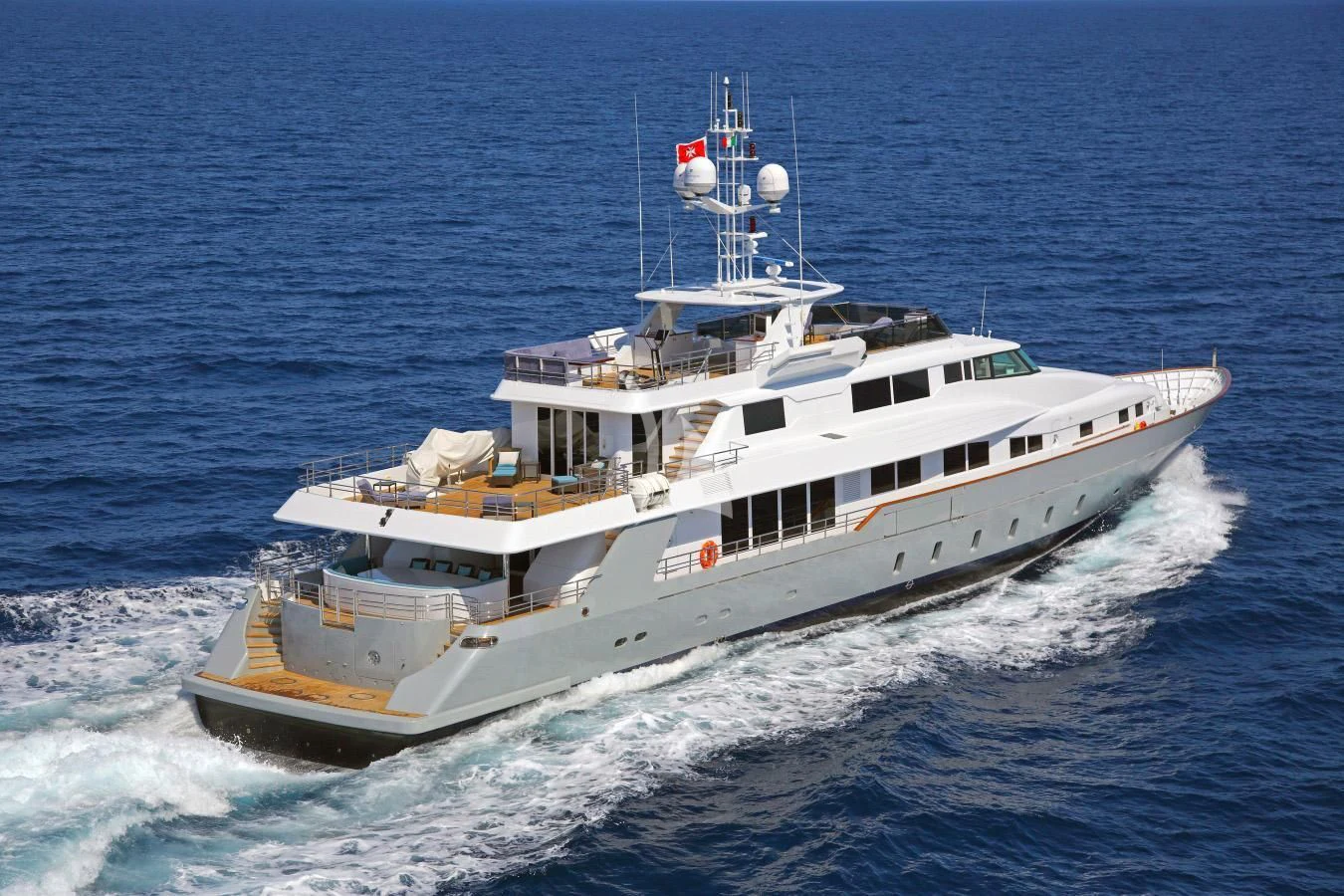 a boat on the water aboard EGO Yacht for Sale