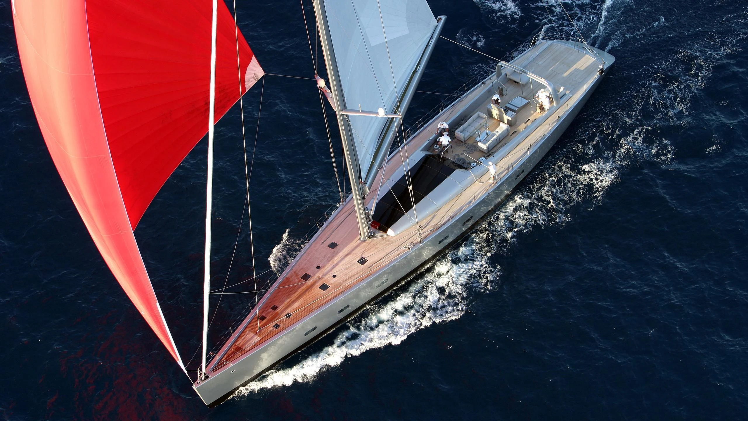 a boat on the water aboard GHOST Yacht for Sale