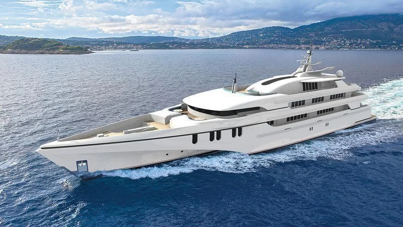 a white yacht on the water aboard WHITE RABBIT Yacht for Sale