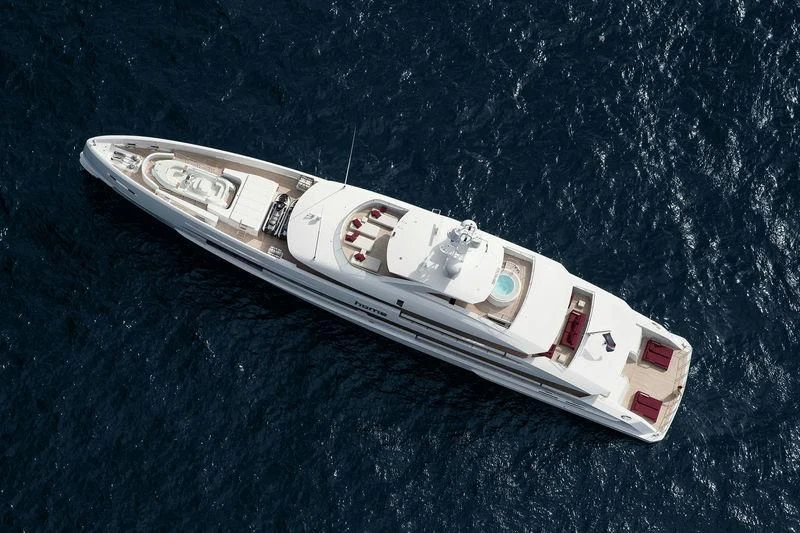 a space ship in space aboard HOME Yacht for Charter