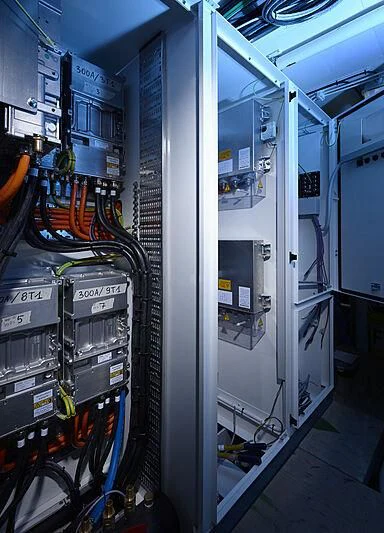 a room with machinery aboard HOME Yacht for Charter