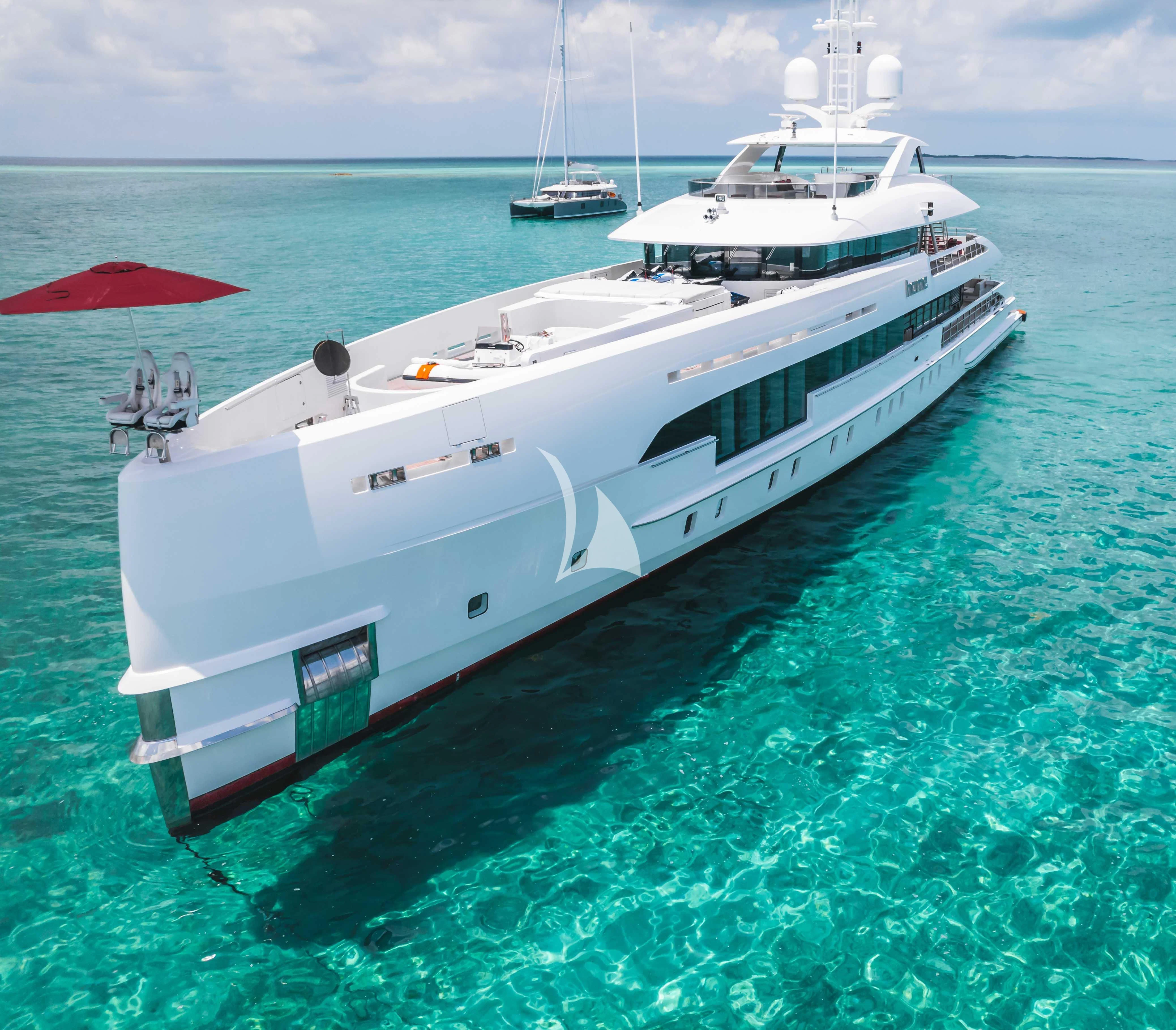 a boat on the water aboard HOME Yacht for Charter