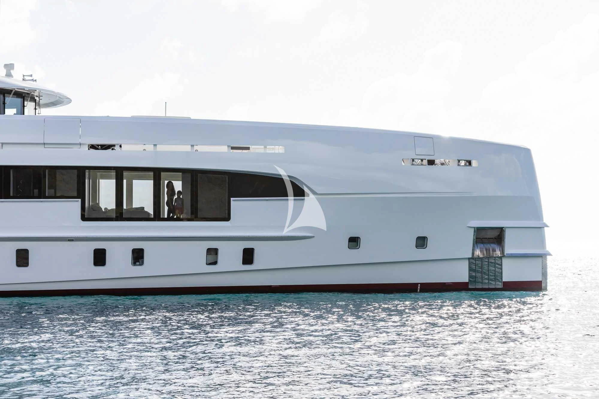 a boat on the water aboard HOME Yacht for Charter