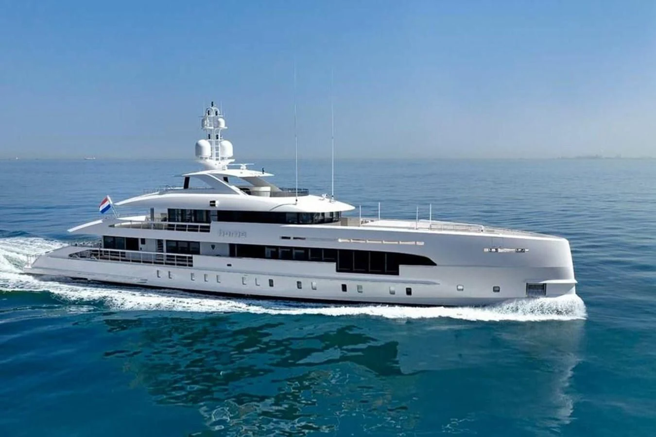 a boat on the water aboard HOME Yacht for Charter