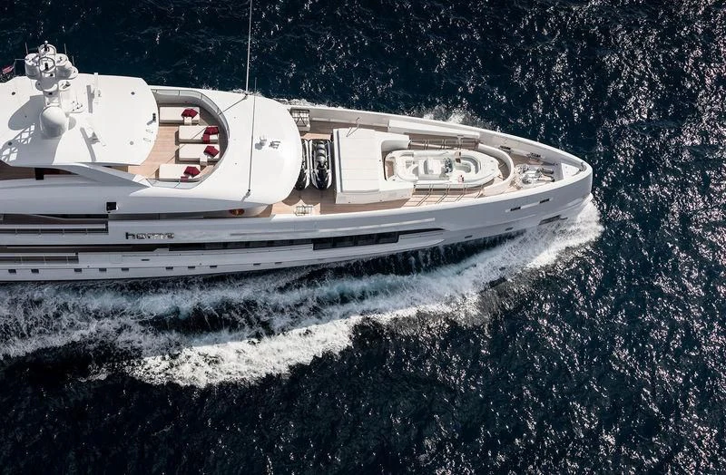 a space ship on a surface aboard HOME Yacht for Charter