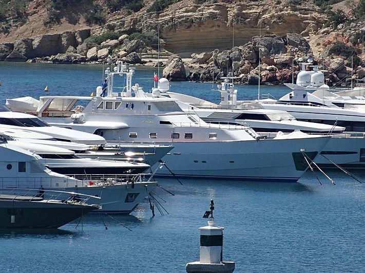 a group of yachts in the water aboard EXECUTIVE Yacht for Sale