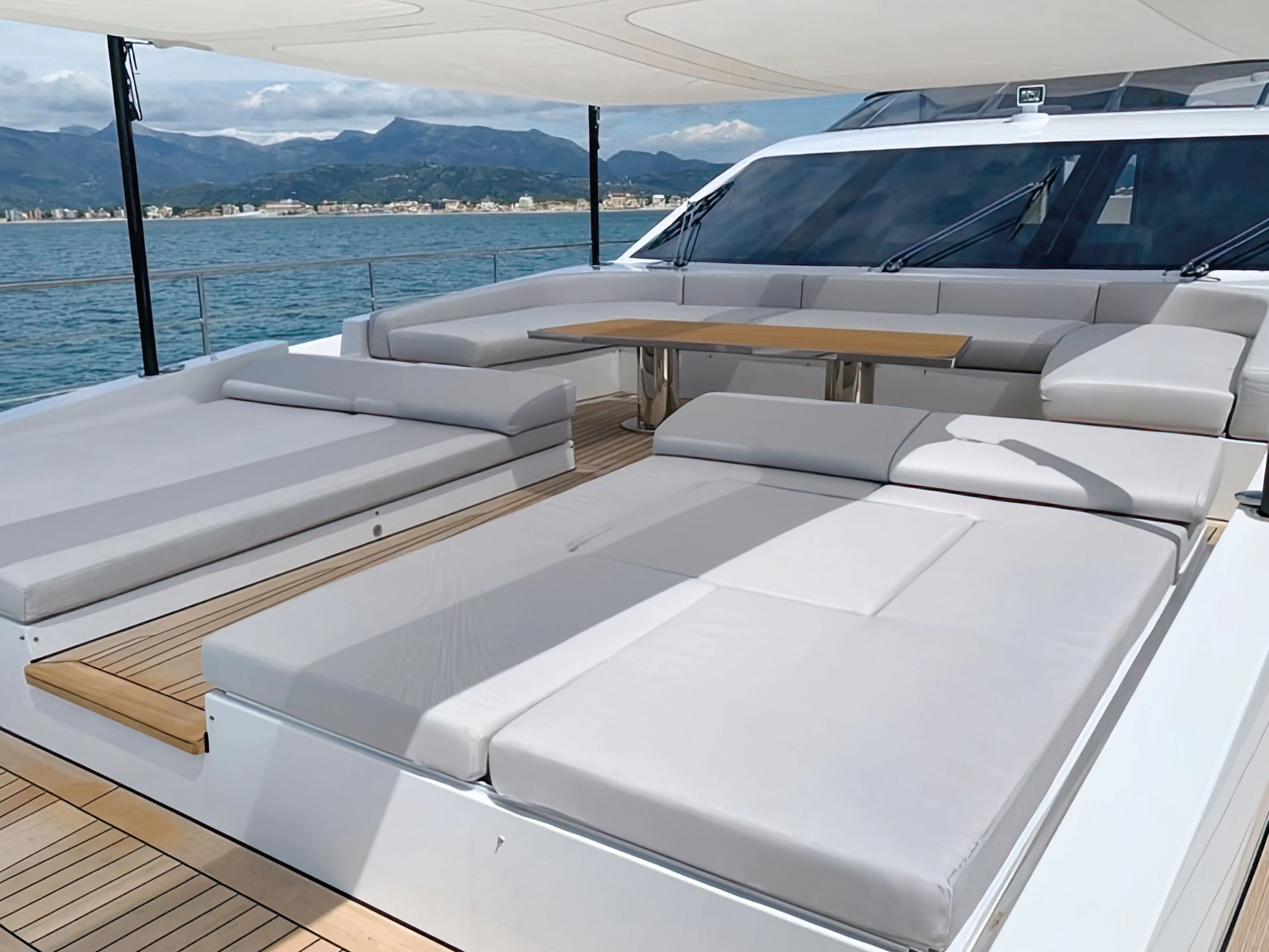 a boat on the water aboard ECLIPSE Yacht for Sale